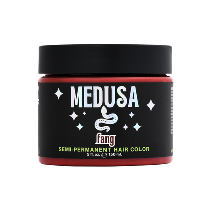 Medusa Semi-Permanent Hair Dye in blood red – Vibrant Vegan Hair Color - Fang - 5 oz jar