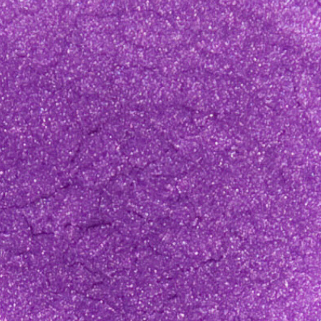 Close-up of purple glittery material