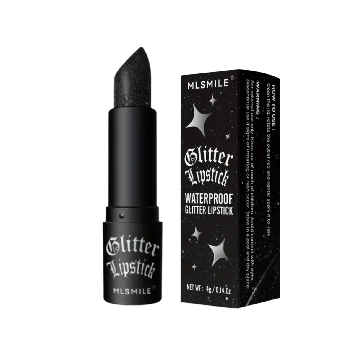 Glitter Lipstick - Black