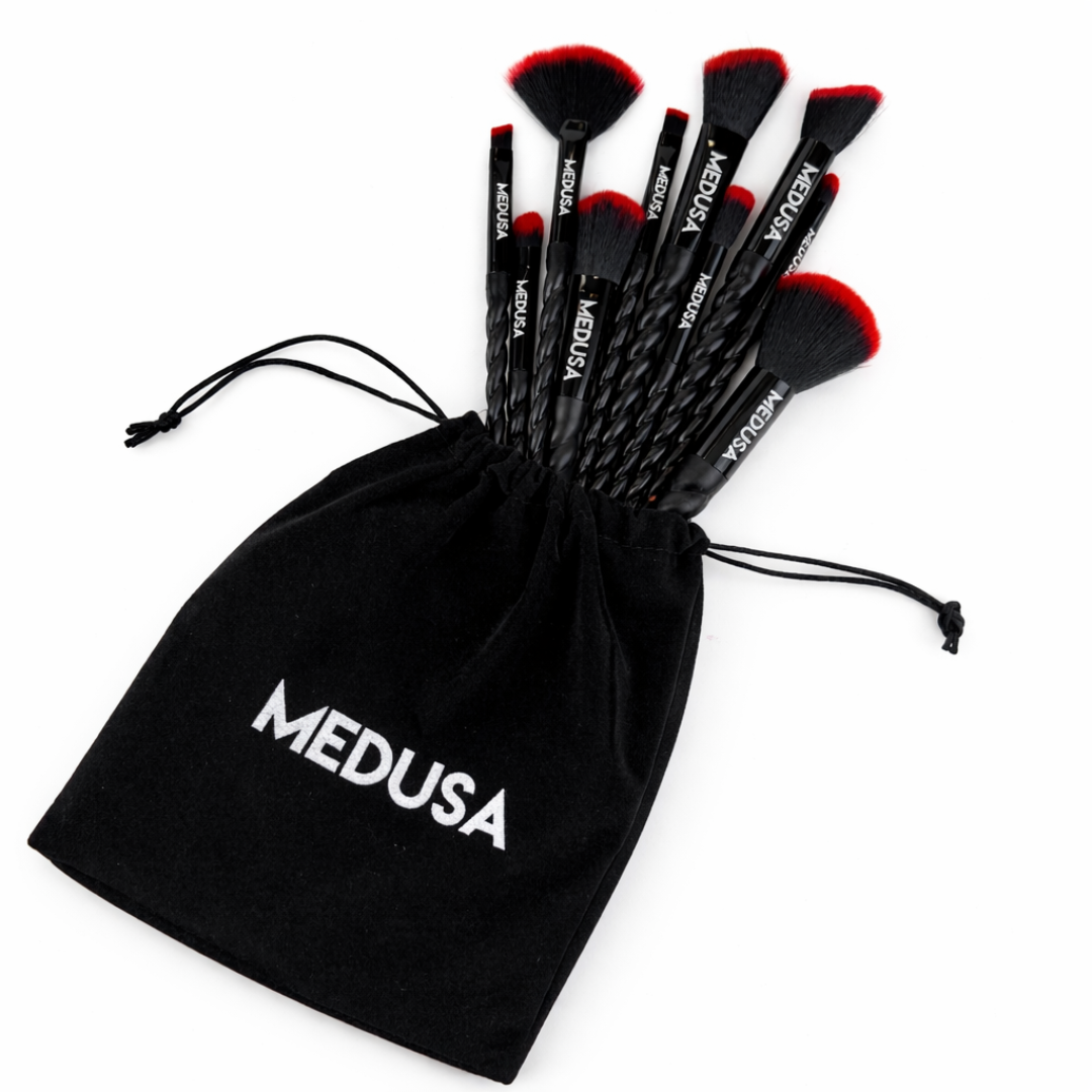 gothic unicorn brush set 