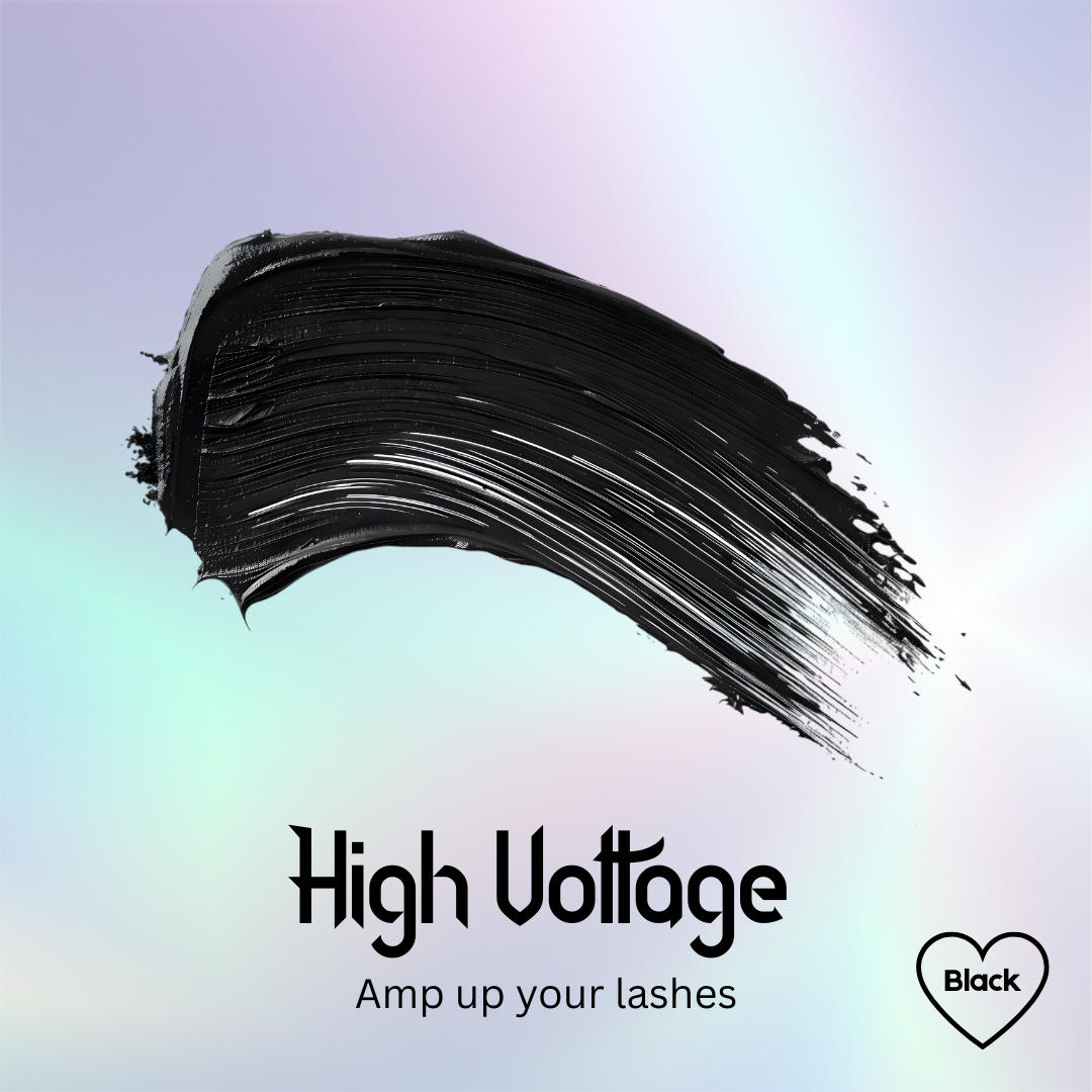 High Voltage black mascara swatch
