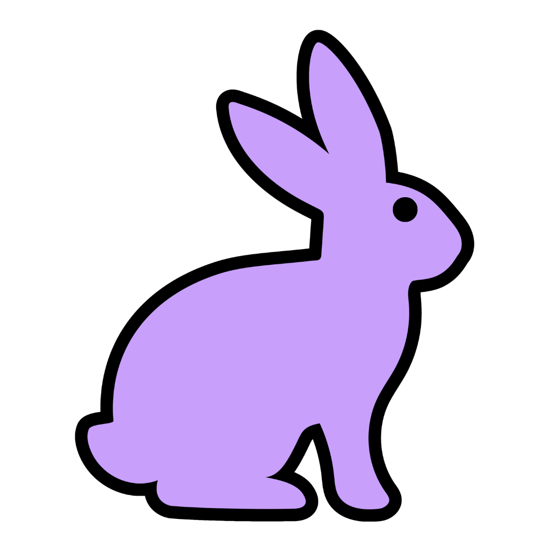 purple bunny