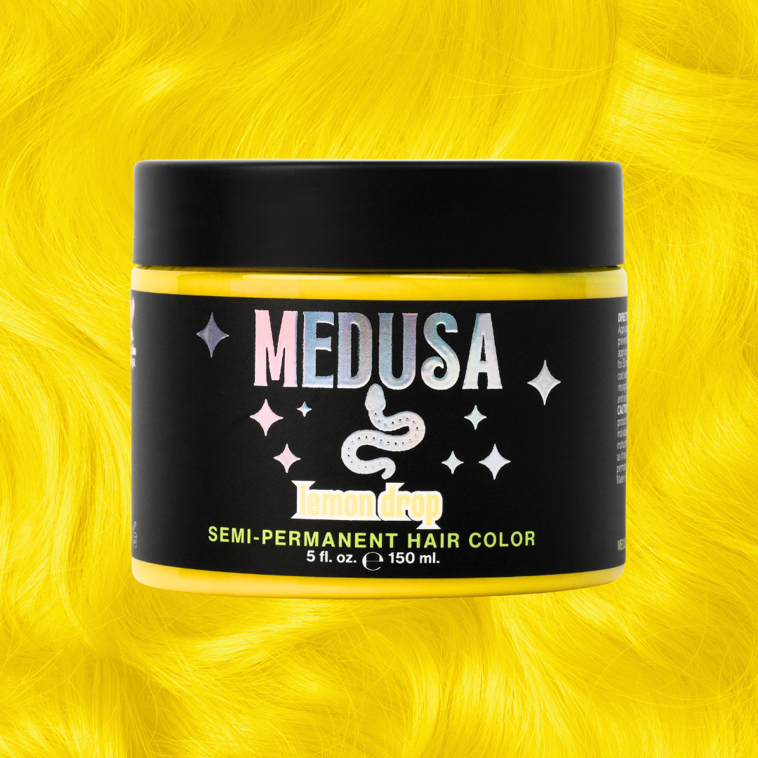 Lemon Drop Medusa hair dye