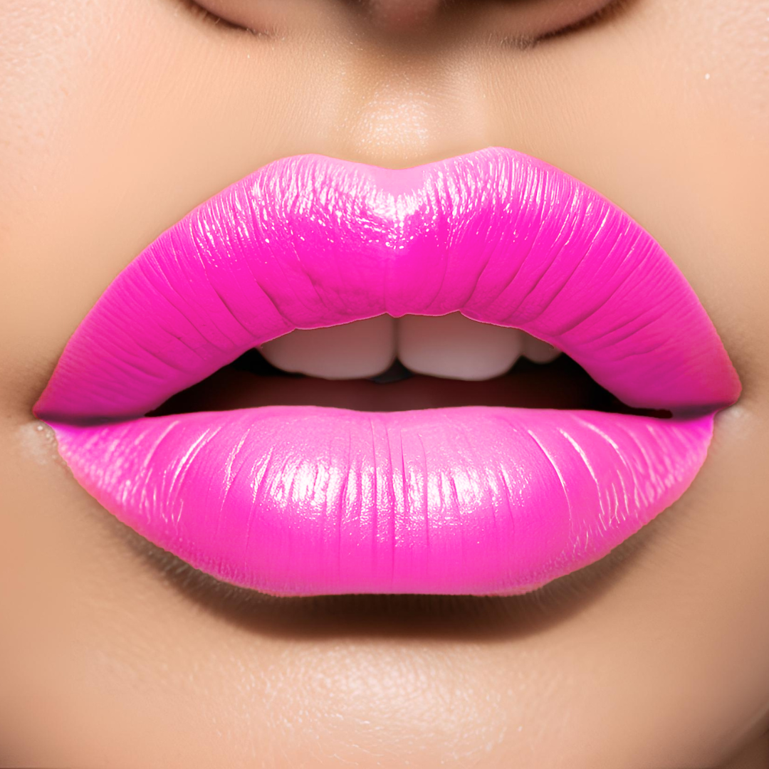 yolo lipstick, the brightest pink on the planet