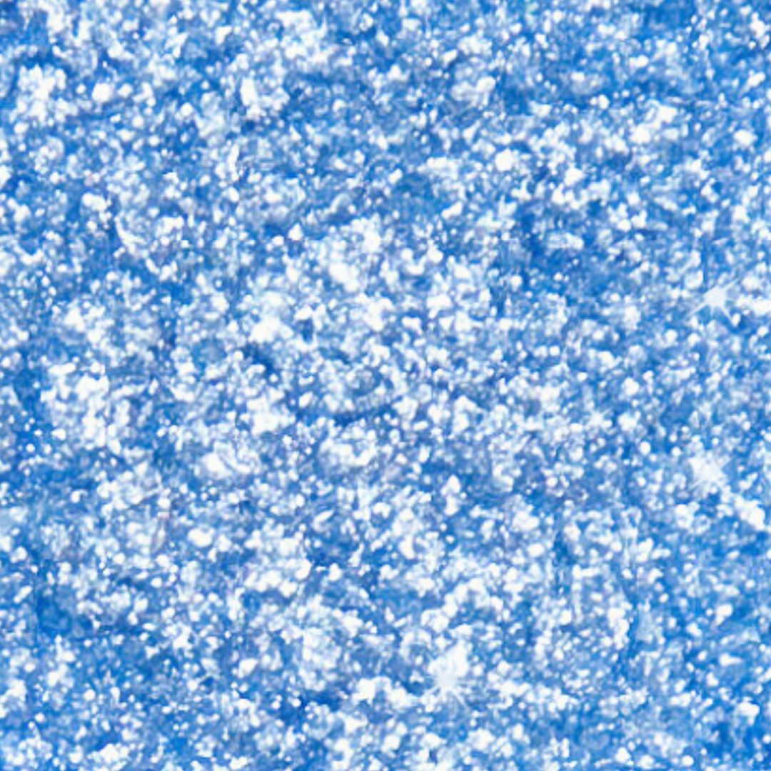 Close-up of blue glitter texture