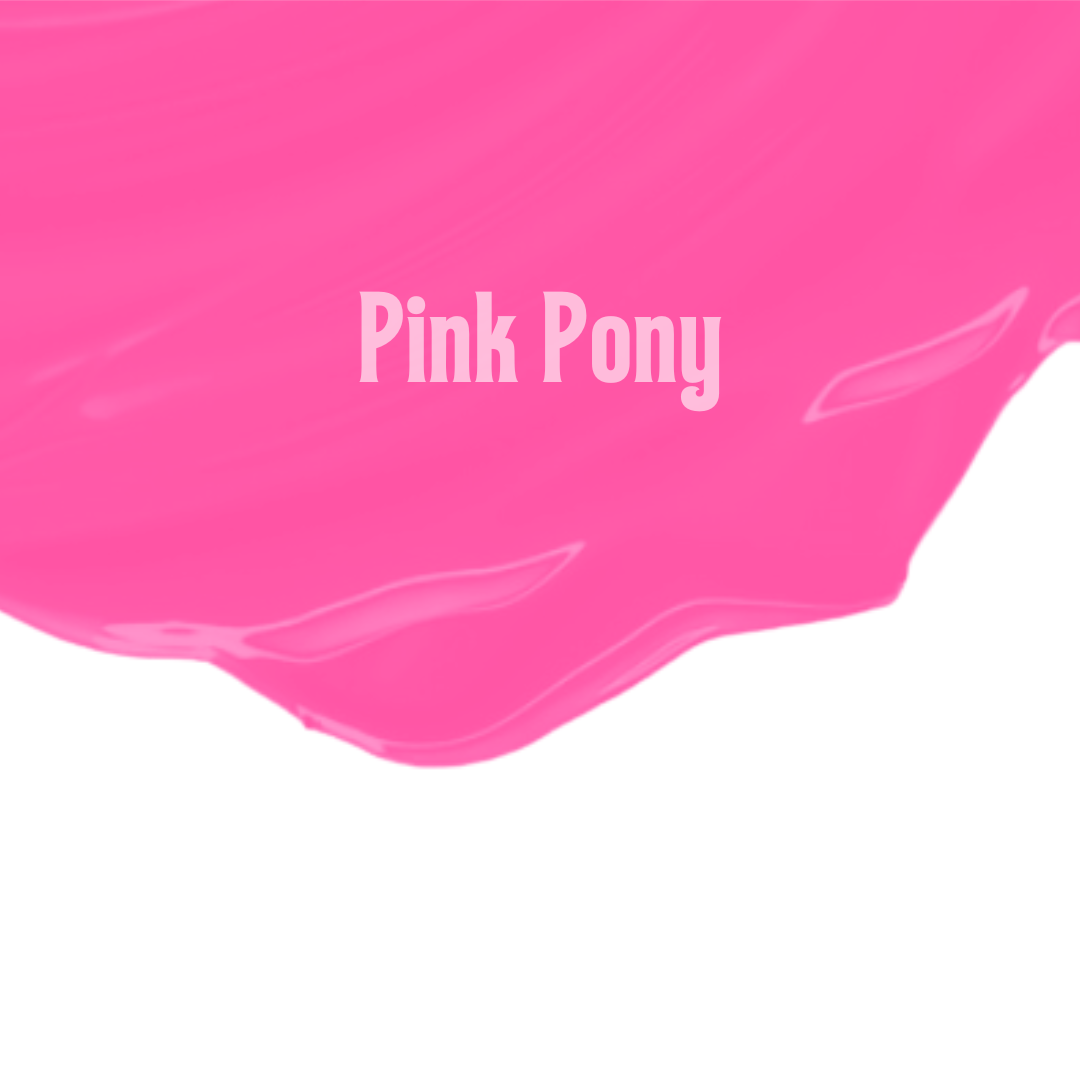 Pink background with 'Pink Pony' text