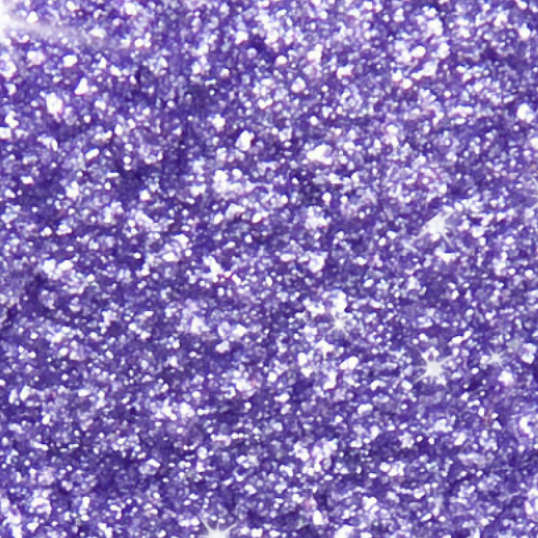 Close-up of purple glitter texture