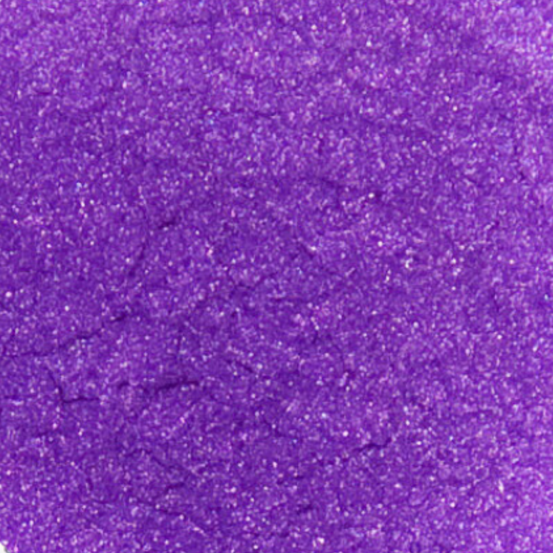 Close-up of purple glittery material