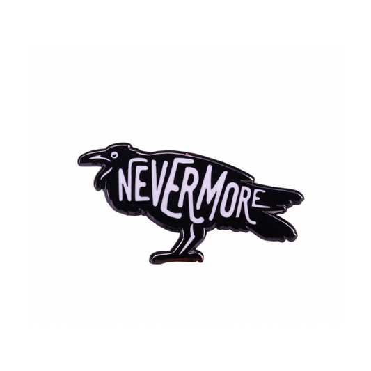 Raven Nevermore Enamel Pin