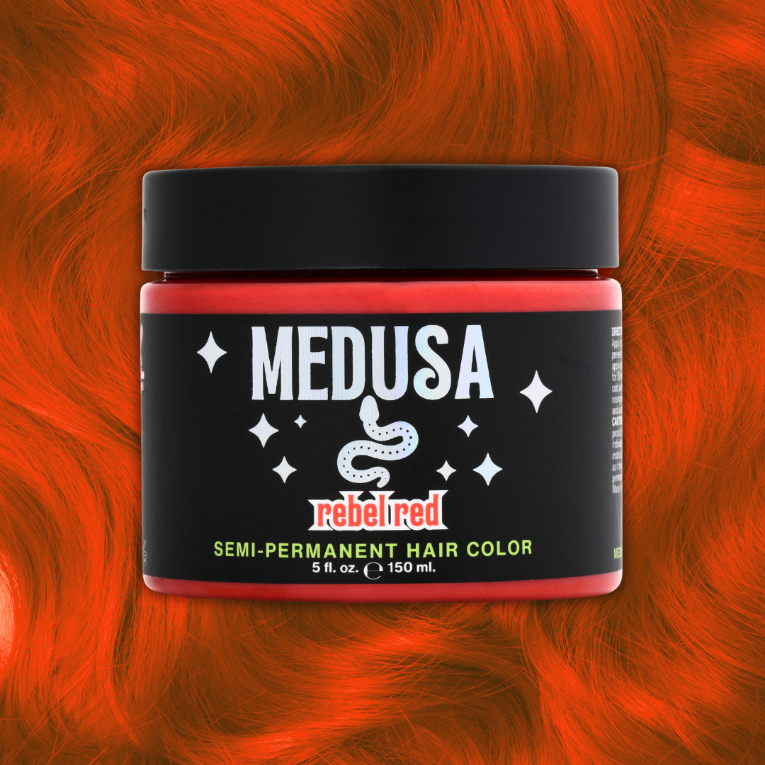 Medusa Semi-Permanent Hair Color - Rebel Red