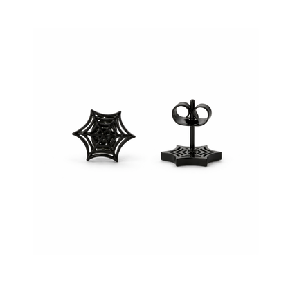 Pair of pearl earrings with silver and diamond accents on a white background