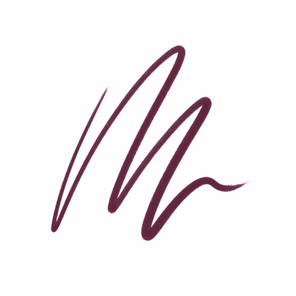 Maroon wavy line on a white background