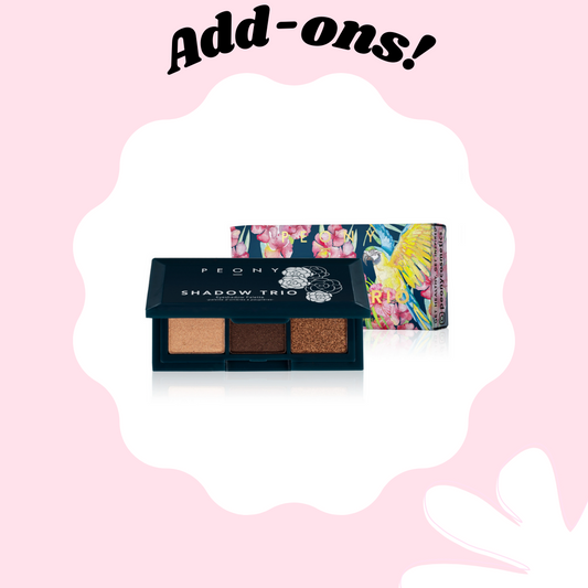 *New Subscribers Only (1 per customer)- Peony Shadow Trio