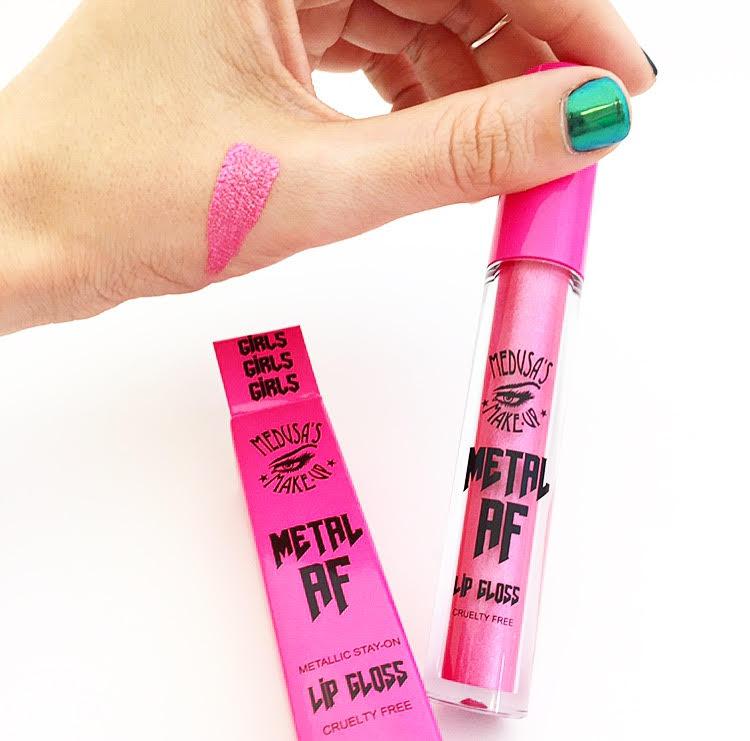 Pink Metallic Lip Gloss