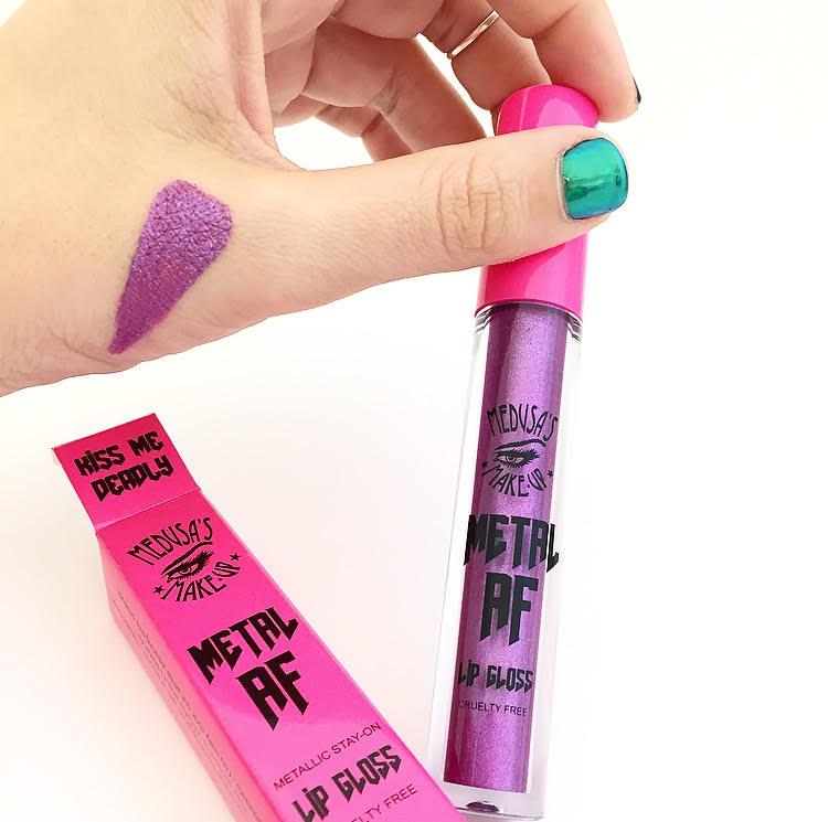 Purple Metallic Lip Gloss