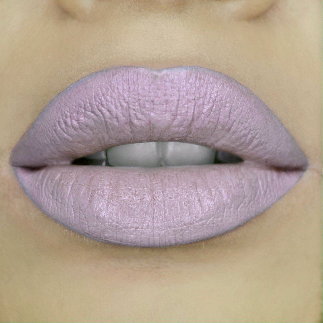 Model wearing Vegan Lipstick - Rosé