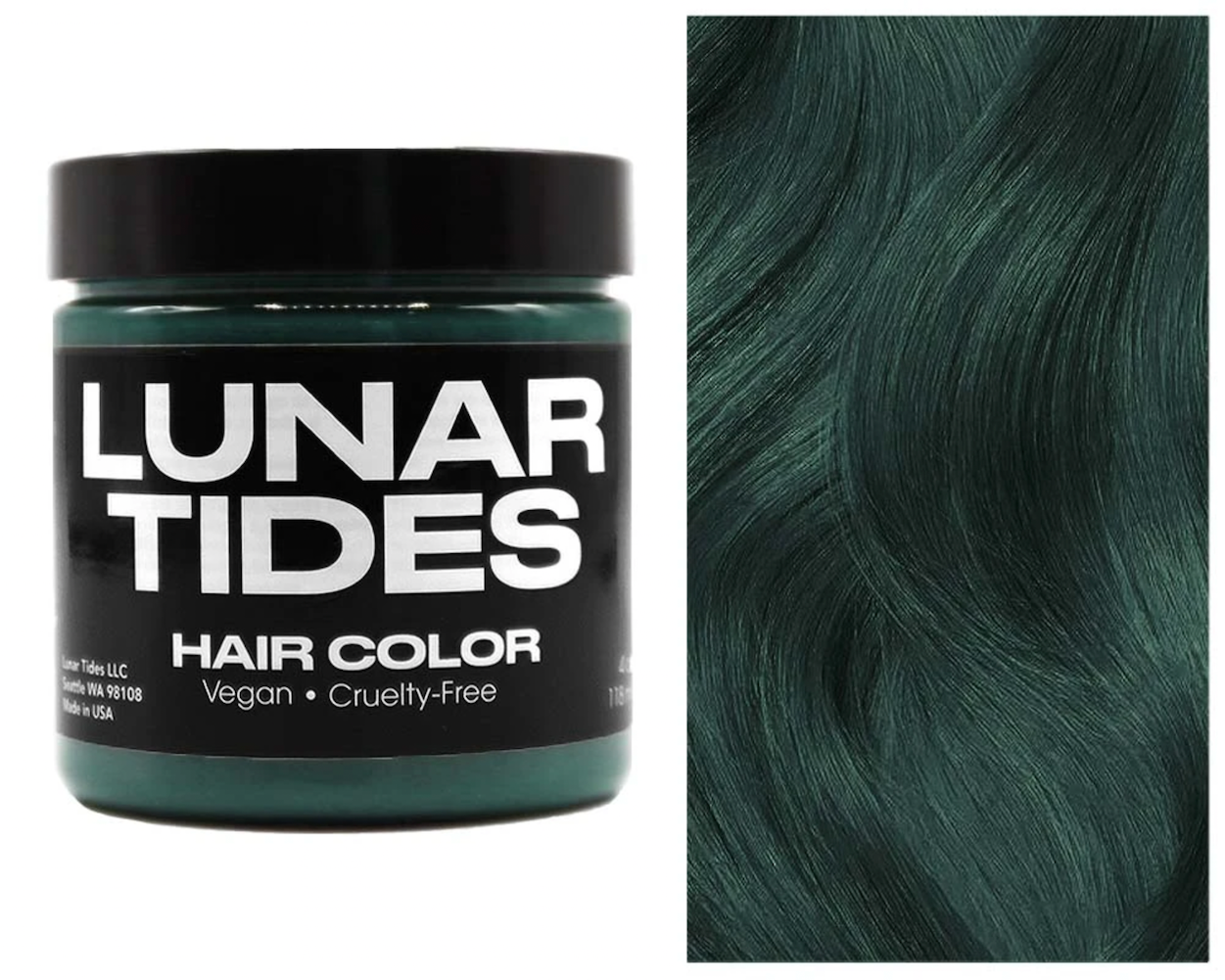 Lunar Tides Hair Dye - Smokey Green