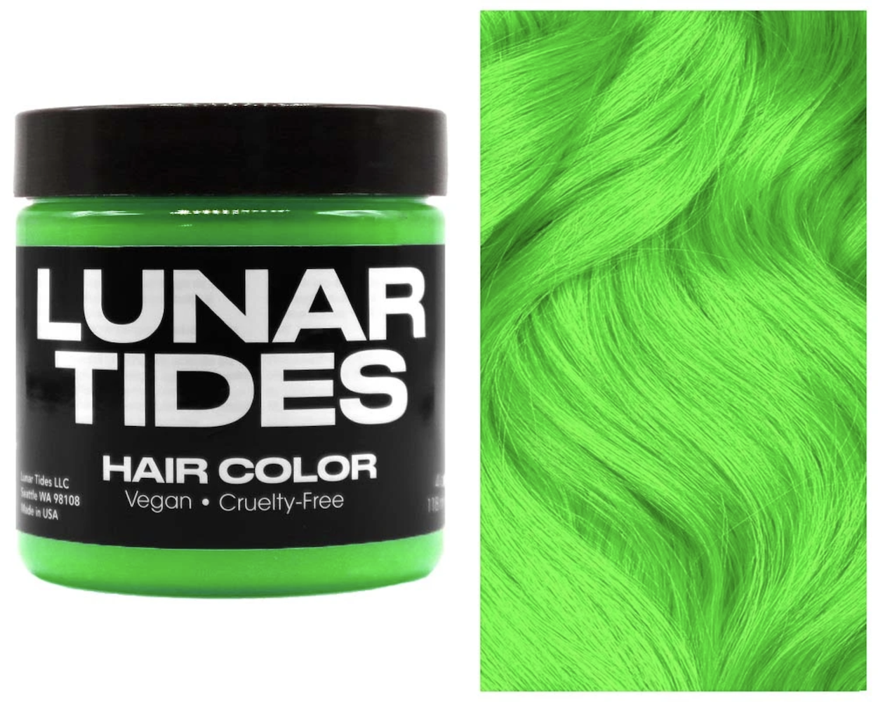 Lunar Tides Hair Dye - Aurora Green