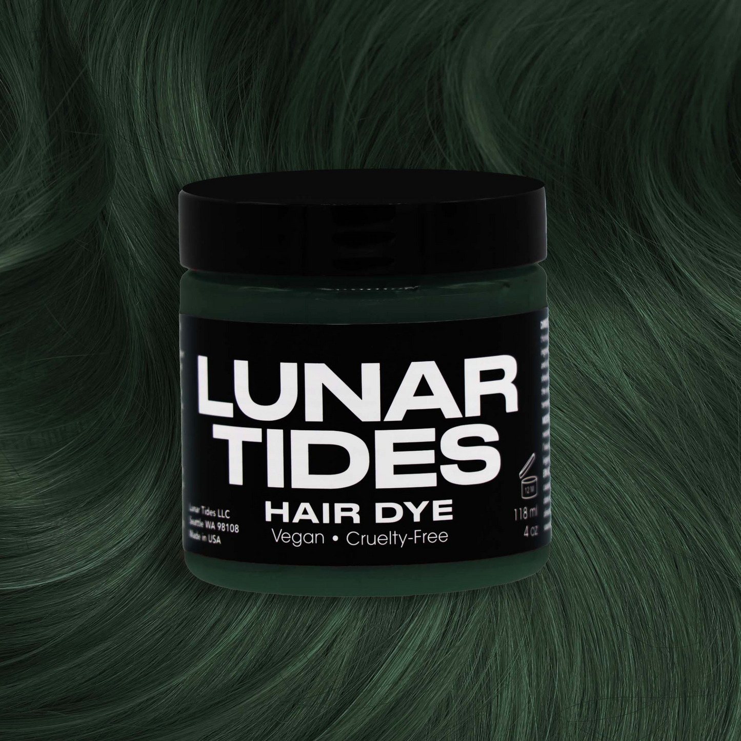 Lunar Tides Hair Dye - Smokey Green