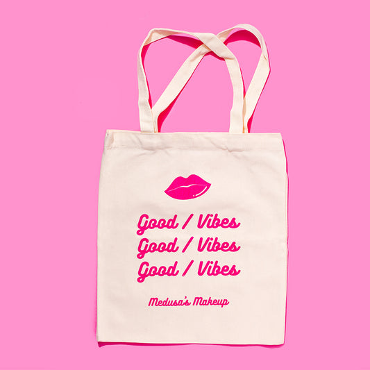 Canvas Tote Bag -  Good Vibes