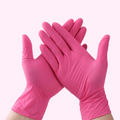 Pink Vinyl Disposable Gloves