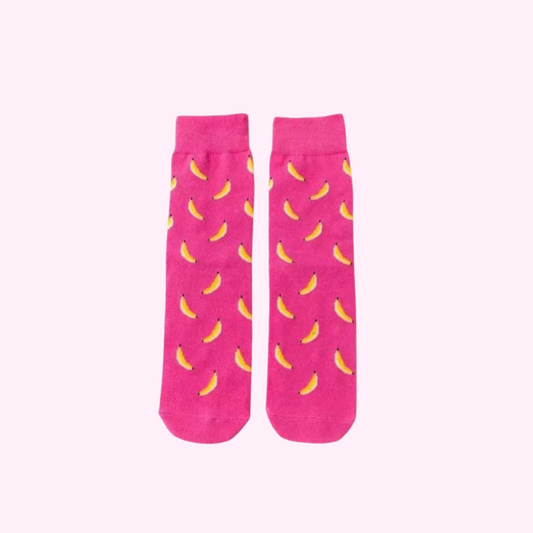 Pink Banana Socks