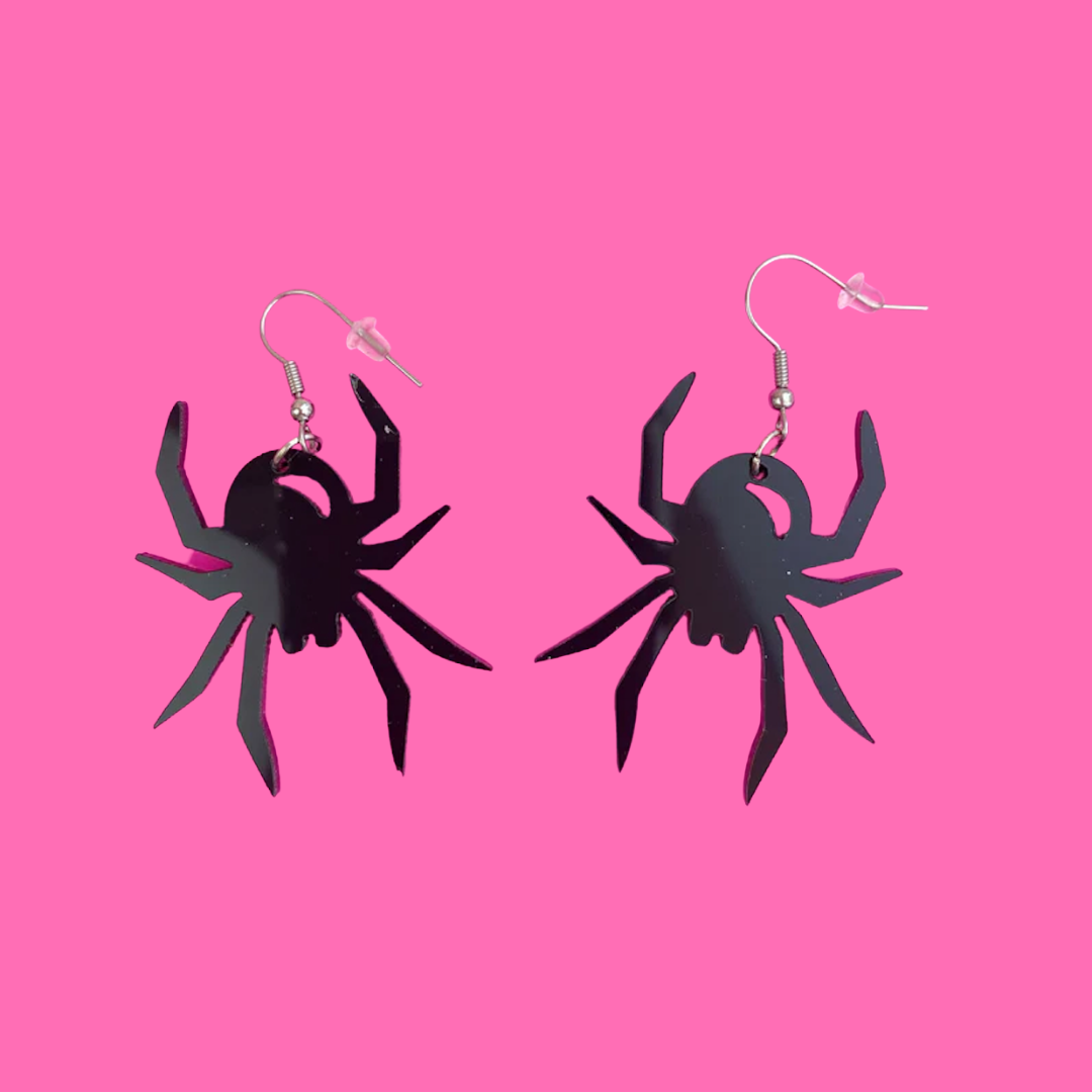 Spider earrings
